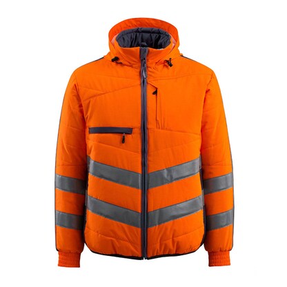 Artikelbild für MASCOT® unisex Warnjacke Dartford orange, schwarzblau Größe 4XL, Artikelnummer 758180