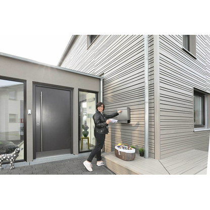 Artikelbild 4 für BURG WÄCHTER Briefkasten SEATTLE 3848 42010 silber mit Zeitungsfach, Artikelnummer 114757