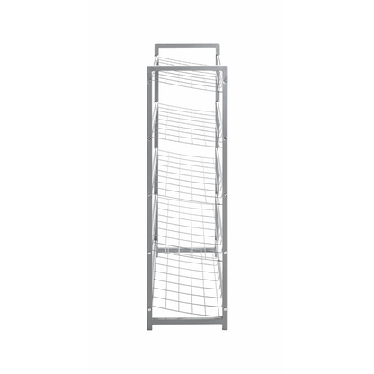 Artikelbild 6 für HAKU Möbel Schuhregal silber 80,0 x 30,0 x 106,0 cm, 1 St., Artikelnummer 646568