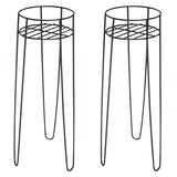 Artikelbild 1 für WAGNER® design yourself Pflanzenständer GH 0660 Metall, Ø 20,0 cm schwarz rund, 2 St., Artikelnummer 603686