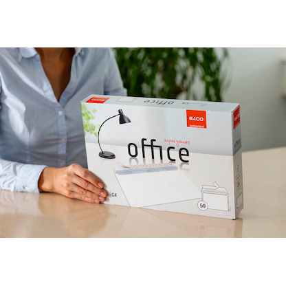 Artikelbild 2 für ELCO Briefumschläge office DIN C4 ohne Fenster hochweiß haftklebend 50 St., Artikelnummer 359253