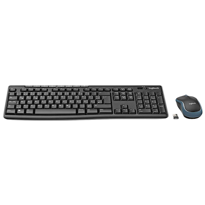 Artikelbild für Logitech MK270 Tastatur-Maus-Set kabellos schwarz, grau, Artikelnummer 370395