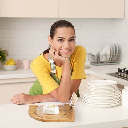 Artikelbild 6 für relaxdays Käse-Set Natur 31,0 x 25,0 cm, 1 Set, Artikelnummer 361537