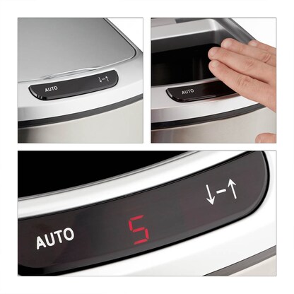 Artikelbild 6 für relaxdays Sensor Mülleimer 12,0 l silber, 1 St., Artikelnummer 521957