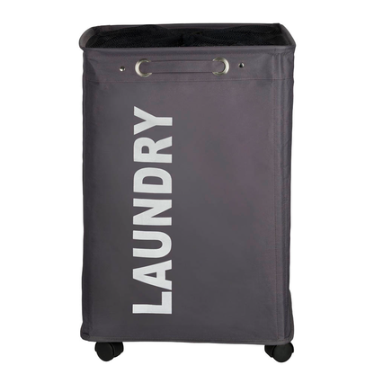 Artikelbild 6 für WENKO Wäschekorb Quadro grau, 1 St., Artikelnummer 531634