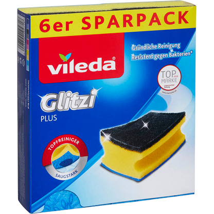 Artikelbild 2 für vileda Glitzi plus Topfreiniger, 6 St., Artikelnummer 137891