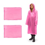Artikelbild 1 für relaxdays unisex Regenmantel pink Einheitsgröße 2 St., Artikelnummer 966438