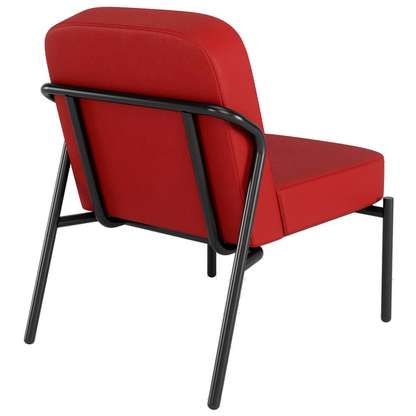 Artikelbild 3 für medso powered by PAPERFLOW Sessel MEDSO S Rund rot schwarz Kunstleder 58,0 x 74,3 x 73,6 cm, 1 St., Artikelnummer 522189