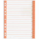 Artikelbild 1 für Wekre Trennblätter DIN A4 1-0 weiß/orange, 230 g/m², 100 Blatt, Artikelnummer 630519