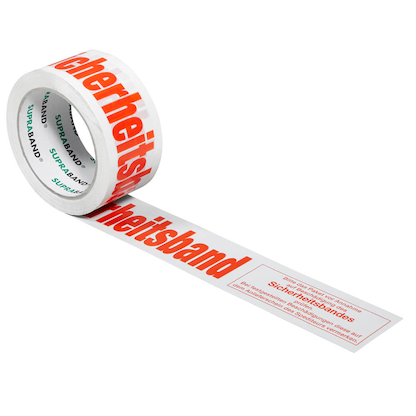 Artikelbild für SUPRA Warnklebeband Sicherheitsband rot/weiß 50,0 mm x 66,0 m 1 Rollen, Artikelnummer 244520