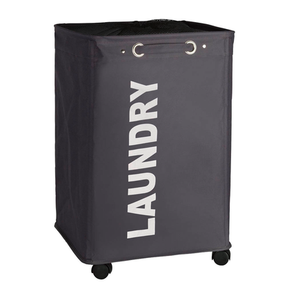 Artikelbild für WENKO Wäschekorb Quadro grau, 1 St., Artikelnummer 531634