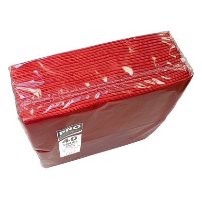 Artikelbild 4 für PROnappe Servietten rot 2-lagig 38,0 x 38,0 cm, 40 St., Artikelnummer 634747