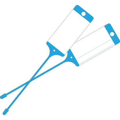 Artikelbild für EICHNER Hängeetiketten blau 21,5 x 5,8 cm gelocht, 100 St., Artikelnummer 701837