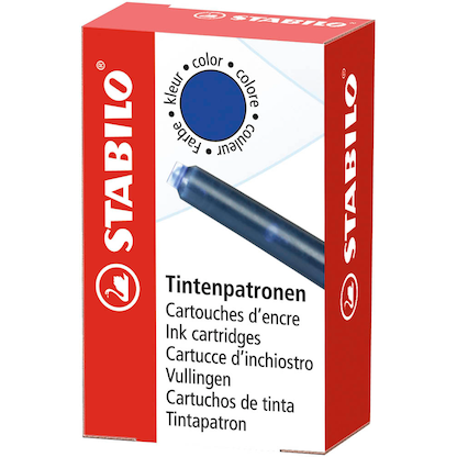 Artikelbild für STABILO Tintenpatronen für Füller 5/0-041 königsblau, 6 St., Artikelnummer 514992