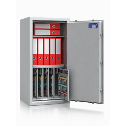 Artikelbild 3 für ISS safe4key Schlüsseltresor lichtgrau mit 280 Haken, Doppelbartschloss, 50,0 x 42,0 x 100,0 cm, 1 St., Artikelnummer 850133