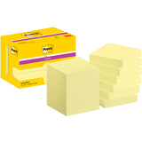 Artikelbild 1 für Post-it® Super Sticky Haftnotizen extrastark 62212SY gelb, 12 Blöcke, Artikelnummer 442285