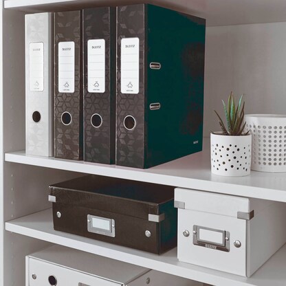 Artikelbild 3 für LEITZ Ordner schwarz Karton 8,0 cm DIN A4, 1 St., Artikelnummer 911024