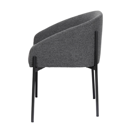 Artikelbild 4 für meet powered by PAPERFLOW Sessel MILO anthrazit schwarz Stoff 57,0 x 50,0 x 71,0 cm, 1 St., Artikelnummer 590439