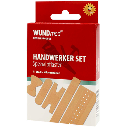 Artikelbild für WUNDmed® Pflaster Handwerker Set 05-009 beige, 11 St., Artikelnummer 470167