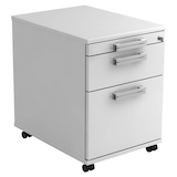 Artikelbild 1 für HAMMERBACHER Akandia Rollcontainer weiß 3 Auszüge 42,8 x 58,0 x 59,0 cm, Artikelnummer 625741