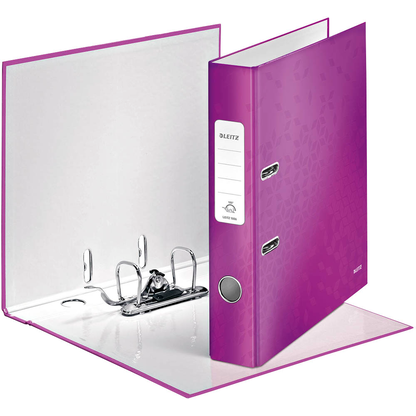Artikelbild 2 für LEITZ Ordner lila Karton 5,0 cm DIN A4, 1 St., Artikelnummer 170163