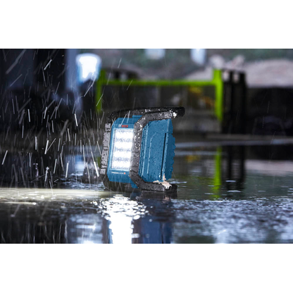 Artikelbild 3 für BOSCH Professional GLI 18V-1200 C LED Akku-Baustrahler blau, Artikelnummer 150282