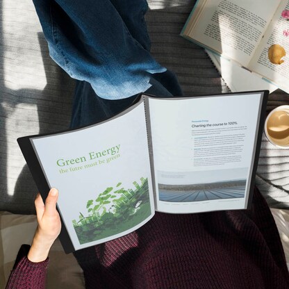 Artikelbild 4 für RAPESCO® Germ-Savvy™ Sichtbuch DIN A4, 20 Hüllen schwarz, 1 St., Artikelnummer 438412