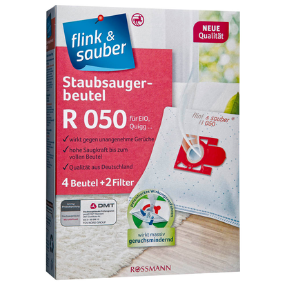 Artikelbild für flink & sauber R 050 Staubsaugerbeutel, 4 St., Artikelnummer 539413