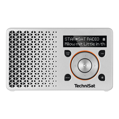 Artikelbild 2 für TechniSat DIGITRADIO 1 Radio silber, orange, Artikelnummer 611119