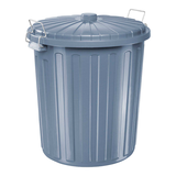 Artikelbild 1 für helit Mülleimer 55,0 l grau, 1 St., Artikelnummer 955577