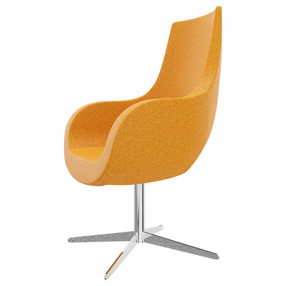 Artikelbild 2 für fm Sessel Pirum orange chrom Stoff 71,0 x 71,0 x 105,5 cm, 1 St., Artikelnummer 446736