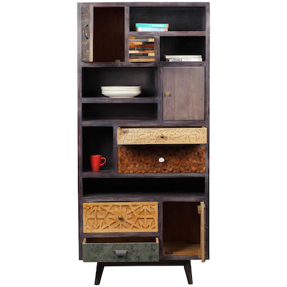 Artikelbild 2 für Garden Pleasure Regalschrank TOBOL, 304070 braun 80,0 x 40,0 x 183,0 cm, 1 St., Artikelnummer 543839