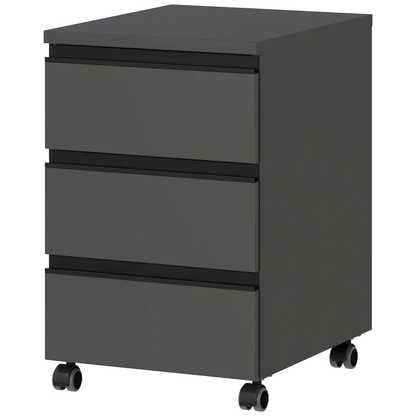 Artikelbild für GERMANIA Bedano Rollcontainer grafit 3 Auszüge 40,0 x 50,0 x 63,0 cm, Artikelnummer 386609