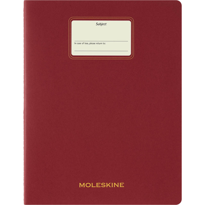 Artikelbild 2 für MOLESKINE Notizbuch Student Cahier XXL ca. DIN A4 quer blanko, rot Hardcover 120 Seiten, 1 St., Artikelnummer 718797