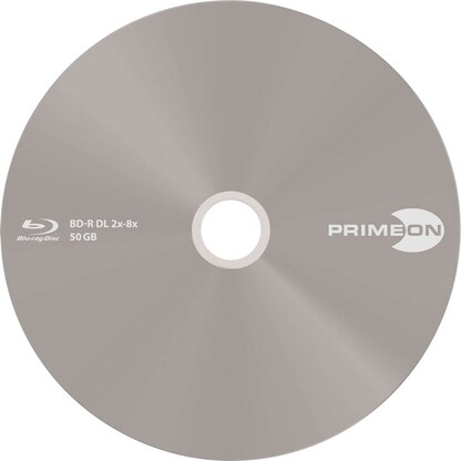 Artikelbild 2 für PRIMEON Blu-ray BD-R 50 GB Double Layer, 10 St., Artikelnummer 262871