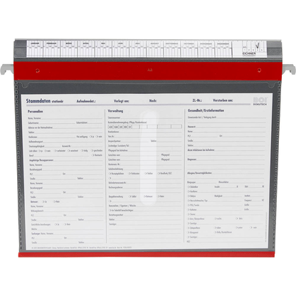Artikelbild 2 für BOI Patienten-Dokumentations-Hängemappe 2-Ringe PMH2R rot Boden: 2,5 cm, 1 St., Artikelnummer 666877