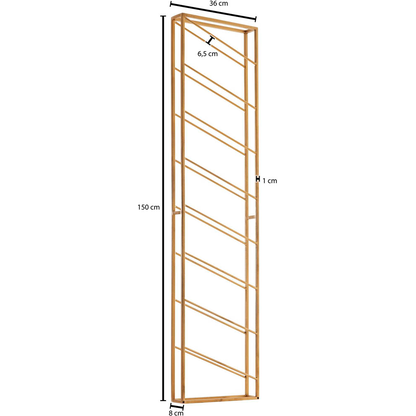Artikelbild 3 für WOHNLING Weinregal gold 36,0 x 8,0 x 150,0 cm, 1 St., Artikelnummer 166387