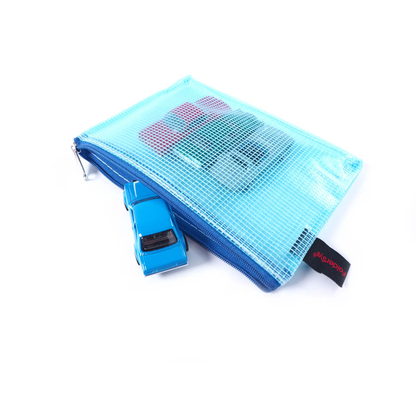 Artikelbild 5 für FolderSys Reißverschlussbeutel DIN A6 blau 0,15 mm, 10 St., Artikelnummer 395739