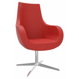 Artikelbild 1 für fm Sessel Pirum rot chrom Stoff 71,0 x 71,0 x 105,5 cm, 1 St., Artikelnummer 446749