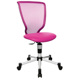 Artikelbild 1 für Topstar Kinderdrehstuhl Titan Junior, 71487 S04 Stoff rosa, Gestell silber, Artikelnummer 571606