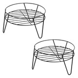 Artikelbild 1 für WAGNER® design yourself Pflanzenständer GH 0620 Metall, Ø 34,0 cm schwarz rund, 2 St., Artikelnummer 603729