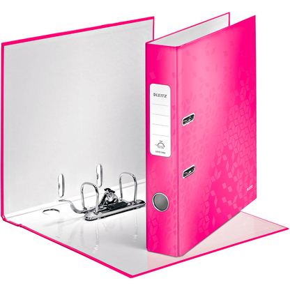 Artikelbild 2 für LEITZ Ordner pink Karton 5,0 cm DIN A4, 1 St., Artikelnummer 654574