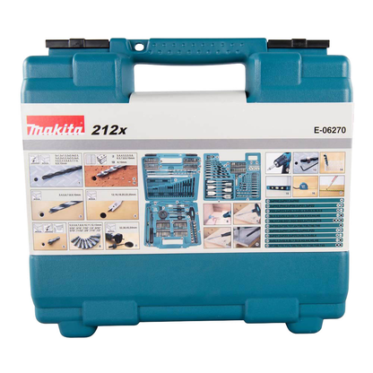 Artikelbild 5 für makita Bohrer- und Bit-Set E-06270, 212-teilig, Artikelnummer 429524