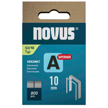 Artikelbild 2 für novus Tackerklammern Feindraht superhart 53/10, 800 St., Artikelnummer 347569
