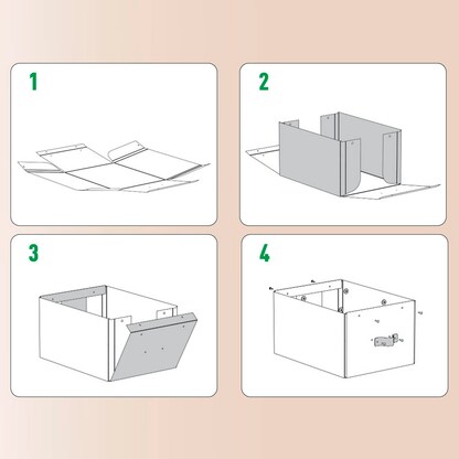 Artikelbild 2 für LEITZ Puro Aufbewahrungsboxen 17,0 l grün 27,0 x 37,0 x 20,0 cm, 2 St., Artikelnummer 669727