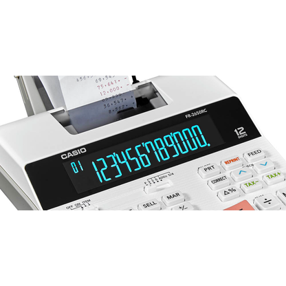 Artikelbild 4 für CASIO FR-2650RC Tischrechner druckend weiß, Artikelnummer 435901