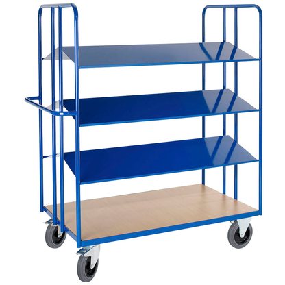 Artikelbild für Rollcart Kommissionierwagen 16-4420 blau 135,0 x 40,0 x 174,0 cm, Artikelnummer 656381