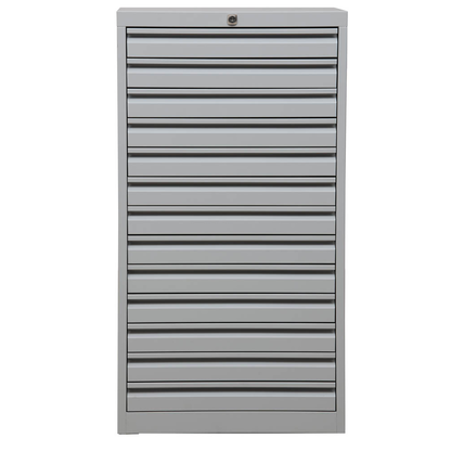 Artikelbild 2 für Gürkan Schubladenschrank lichtgrau 13 Schubladen 53,0 x 43,0 x 98,0 cm, 1 St., Artikelnummer 564789