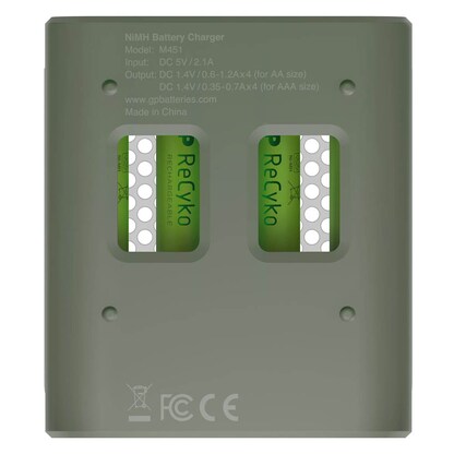 Artikelbild 7 für GP ReCyko USB-Akku-Schnellladegerät inkl. Akkus, Artikelnummer 302772