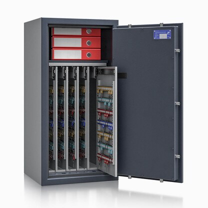 Artikelbild 3 für ISS safe4key Schlüsseltresor grau mit 600 Haken, Elektronikschloss, 50,0 x 42,0 x 100,0 cm, 1 St., Artikelnummer 850174